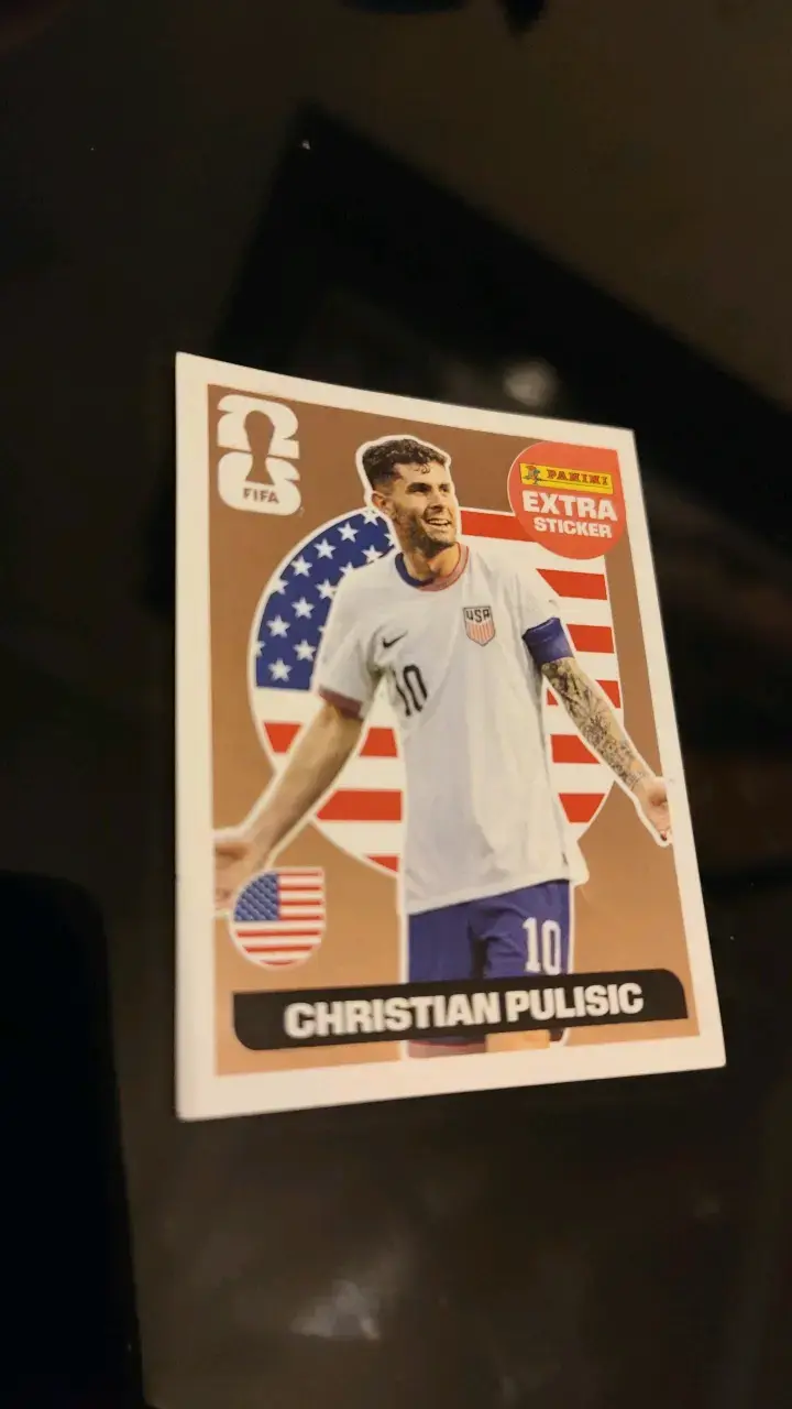 Lámina Panini Christian Pulisic FIFA