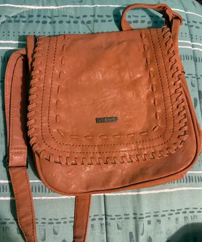 Cartera cruzada marrón claro - miniatura 1