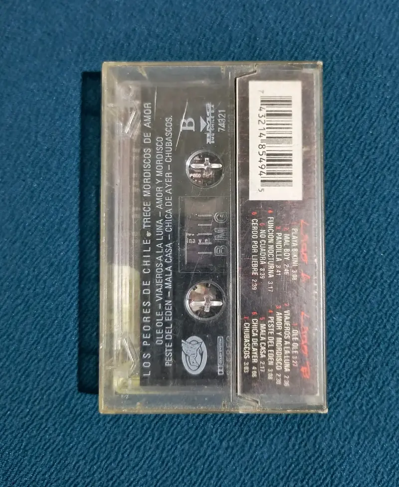 Cassette Los Peores de Chile Trece Mordiscos de Amor - 2