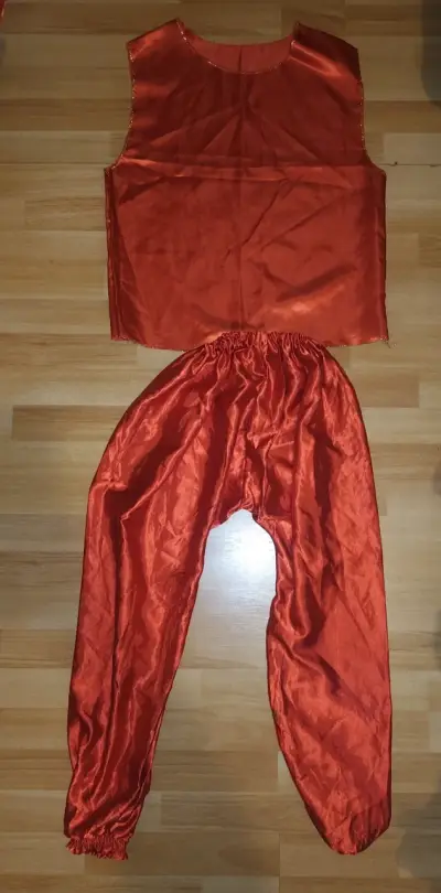 🐲 ¡TRAJE CONJUNTO ROJO Y CABEZA DRAGÓN S - miniatura 3