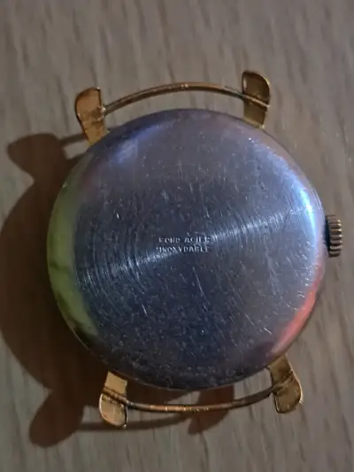 Reloj vintage Oris de pulsera dorado - miniatura 2