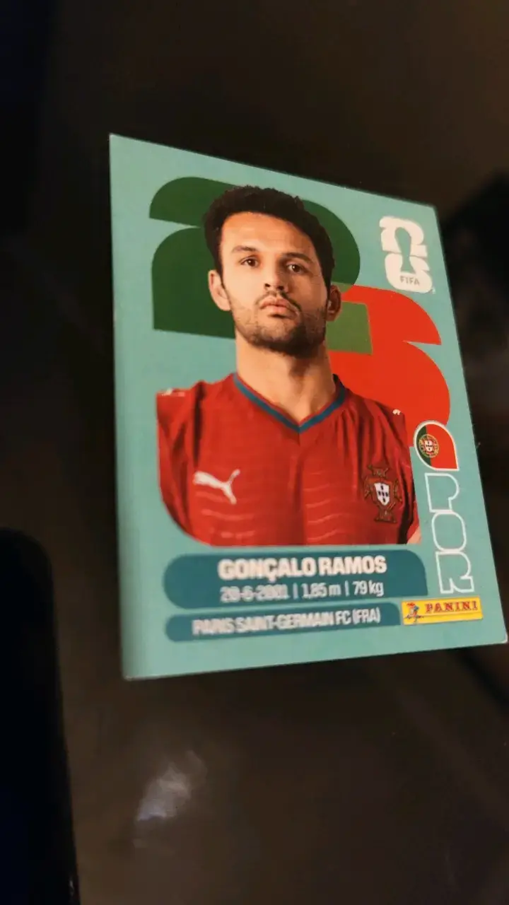 Lámina Panini Gonçalo Ramos FIFA 2026