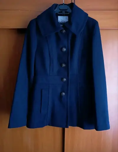 Abrigo  mujer, azul marino - miniatura 1