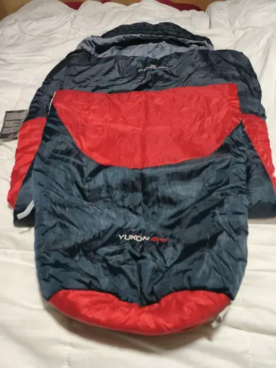 Saco de Dormir Ferrino Yukon Pro Rojo y Azul - miniatura 2