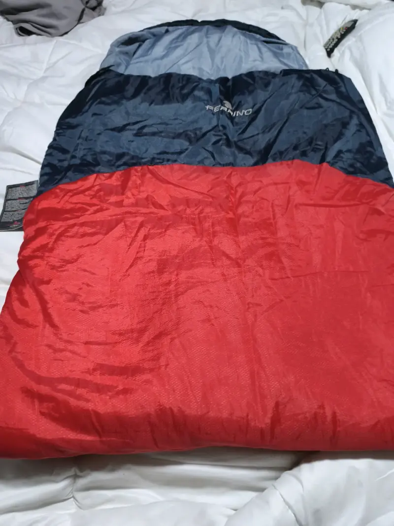 Saco de Dormir Ferrino Yukon Pro Rojo y Azul - 4