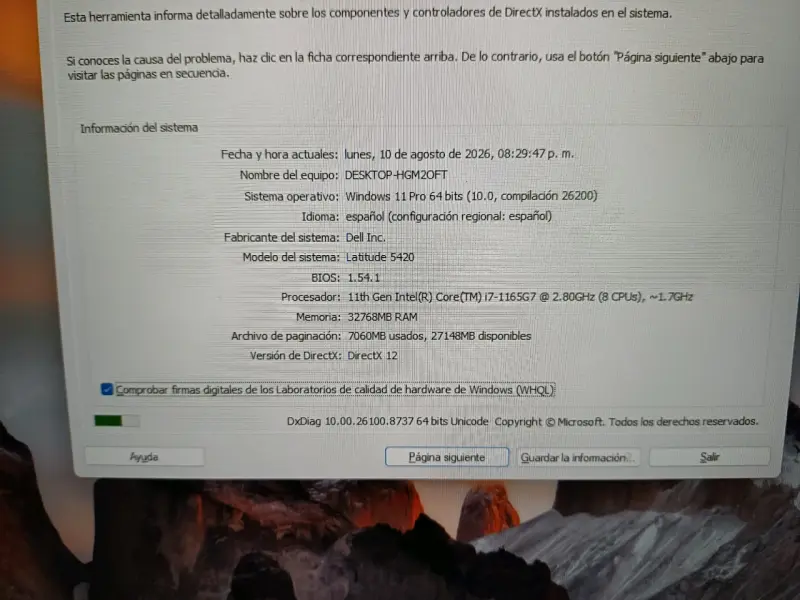 Laptop Dell latitude 5420 Pulgadas Core i7 - 3