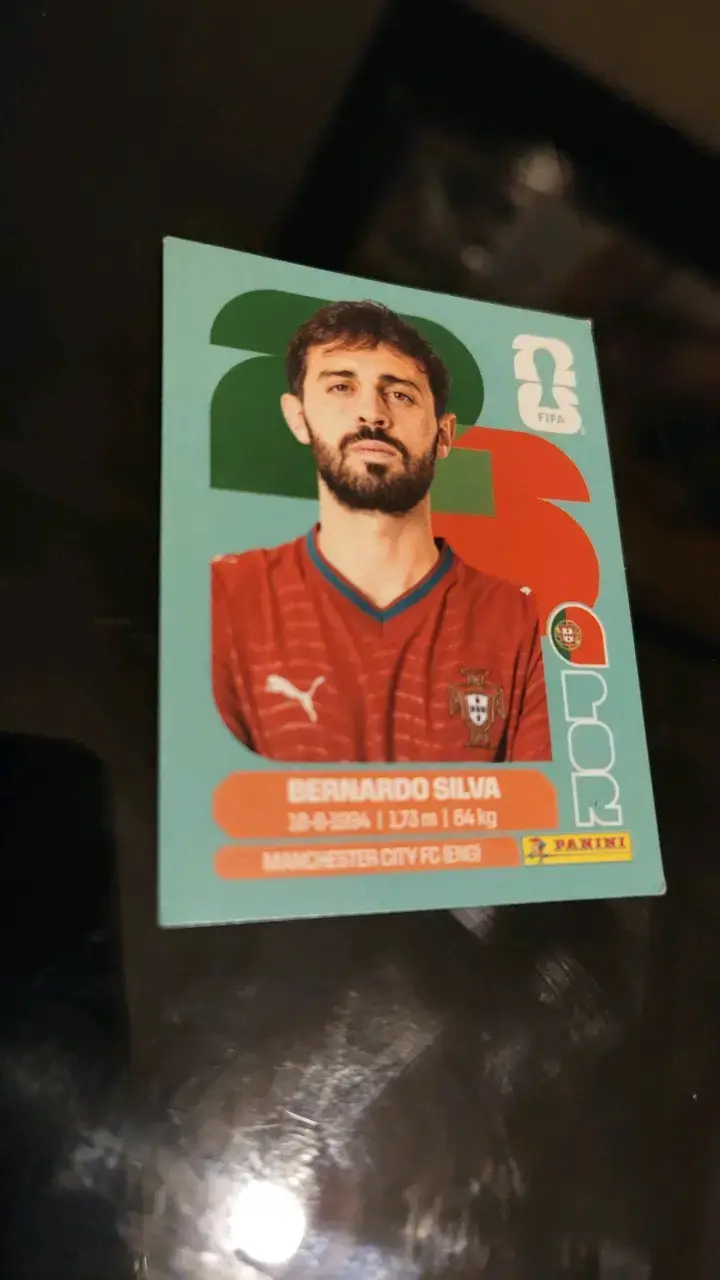 Lámina Panini FIFA 2026 Bernardo Silva