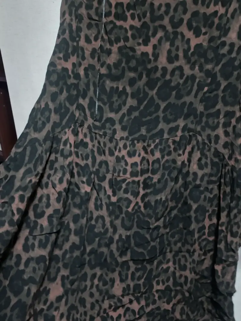 Vestido  animal print Alaniz talla L - 5