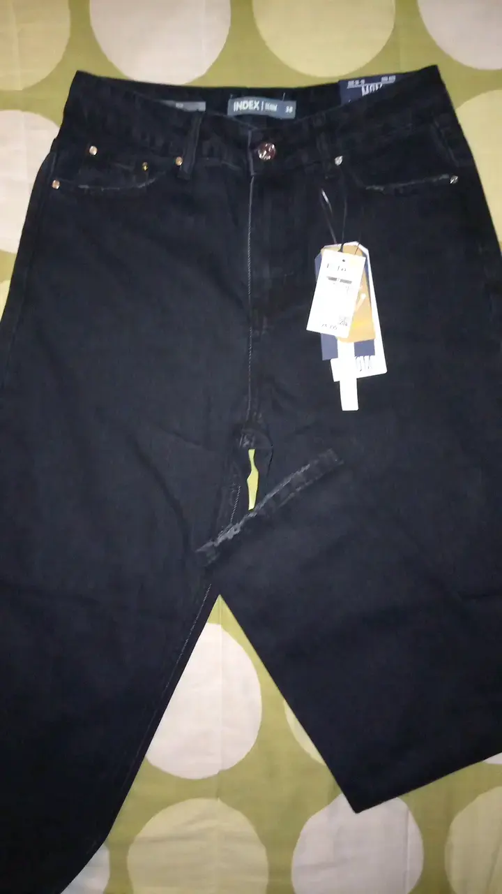 Jeans negros de mujer Index talla 38 - 3