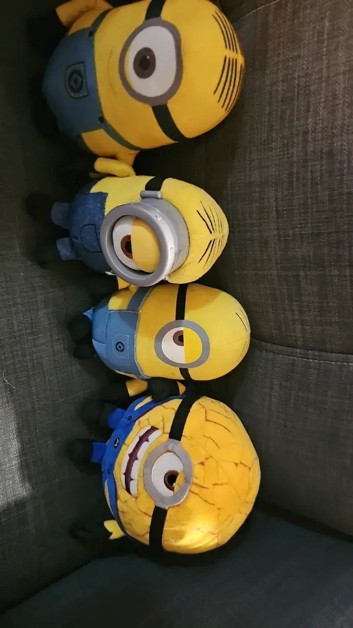 Set de peluches Minions amarillos - 2