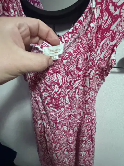 Vestido largo estampado floral rosa - miniatura 4