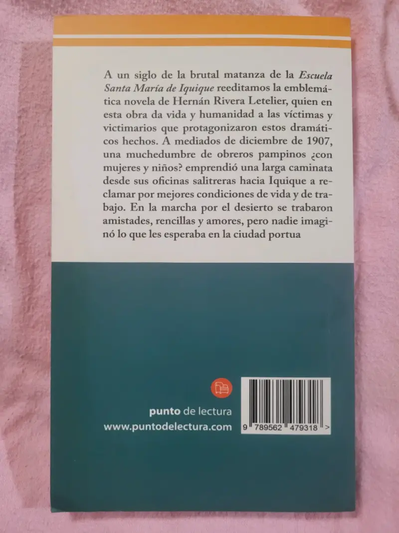 Libro 'Santa María de las flores negras' de Hernán Rivera Letelier - 2