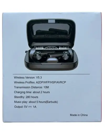 Auriculares Inalámbricos M19 con Pantalla Digital - miniatura 4