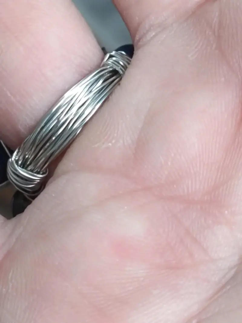 Anillo de piedras azules estilo bohemio - 4
