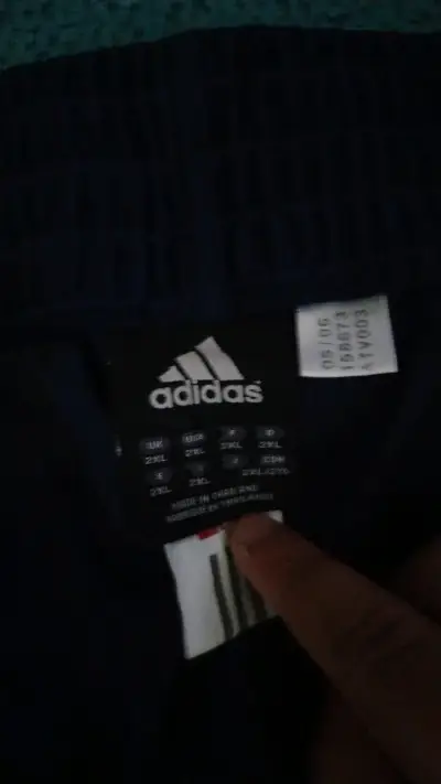 Pantalones deportivos Adidas azul marino - miniatura 4