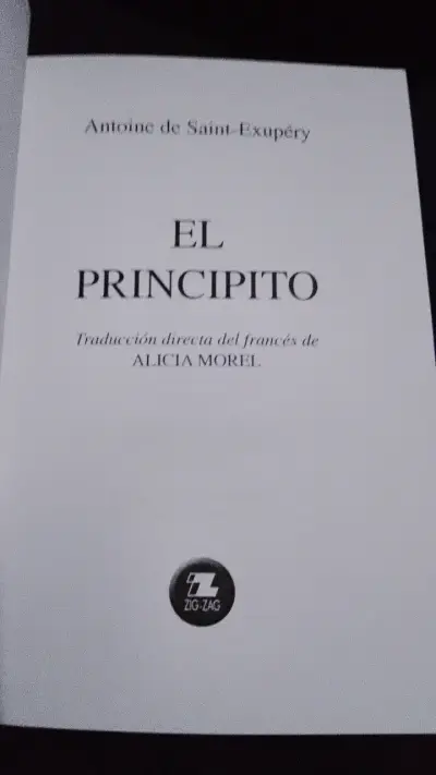 Libro El Principito - Editorial Zig-zag - miniatura 2