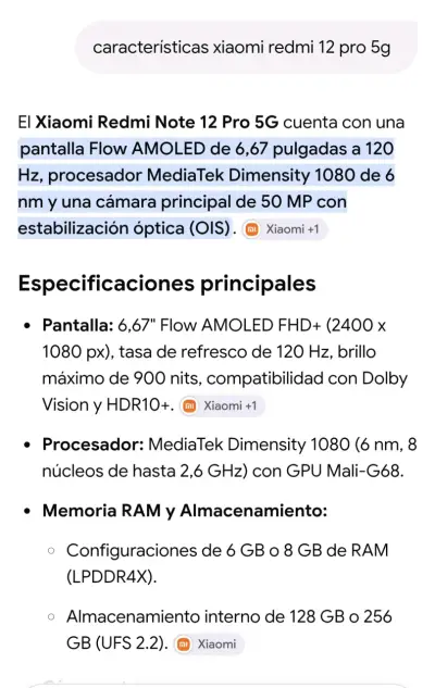 Xiaomi Redmi Note 12 Pro 5G con pantalla AMOLED - miniatura 4