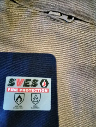 Overol ignífugo SVES Fire Protection azul - miniatura 5