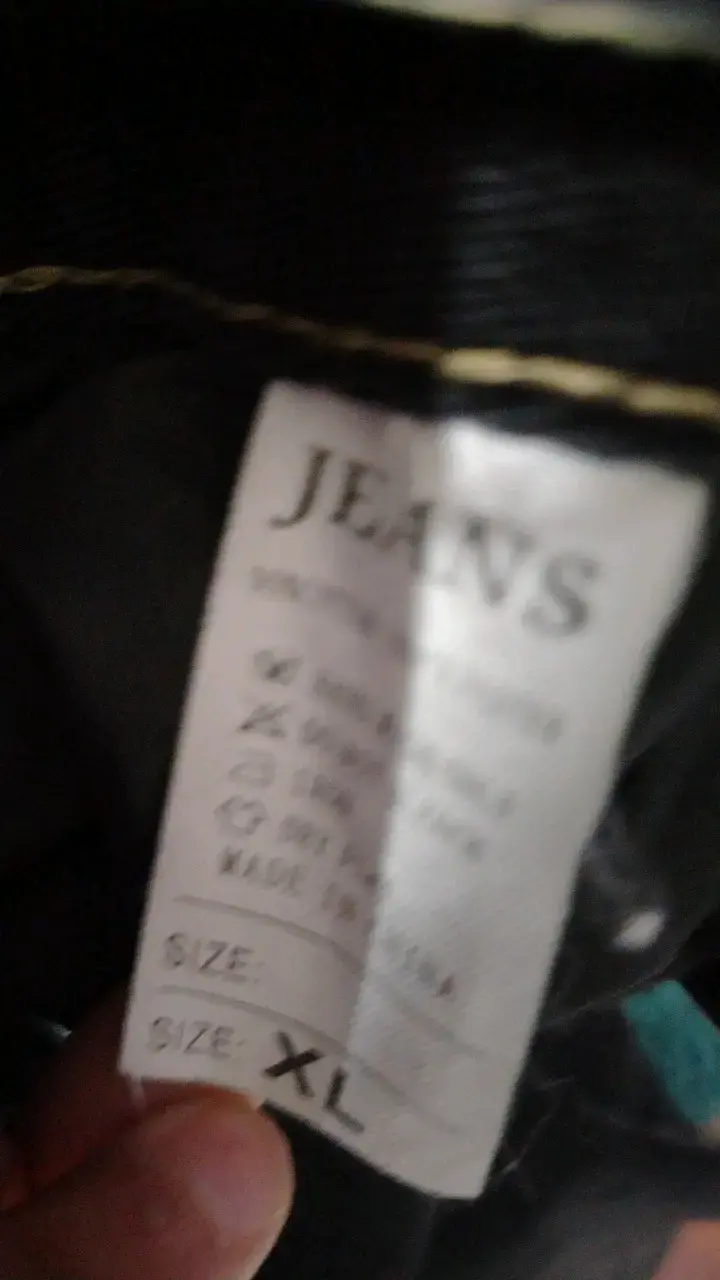 Jeans anchos de mezclilla talla XL - 3