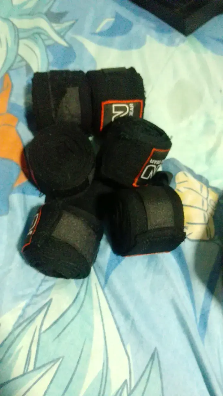 Vendas de boxeo negras Everlast