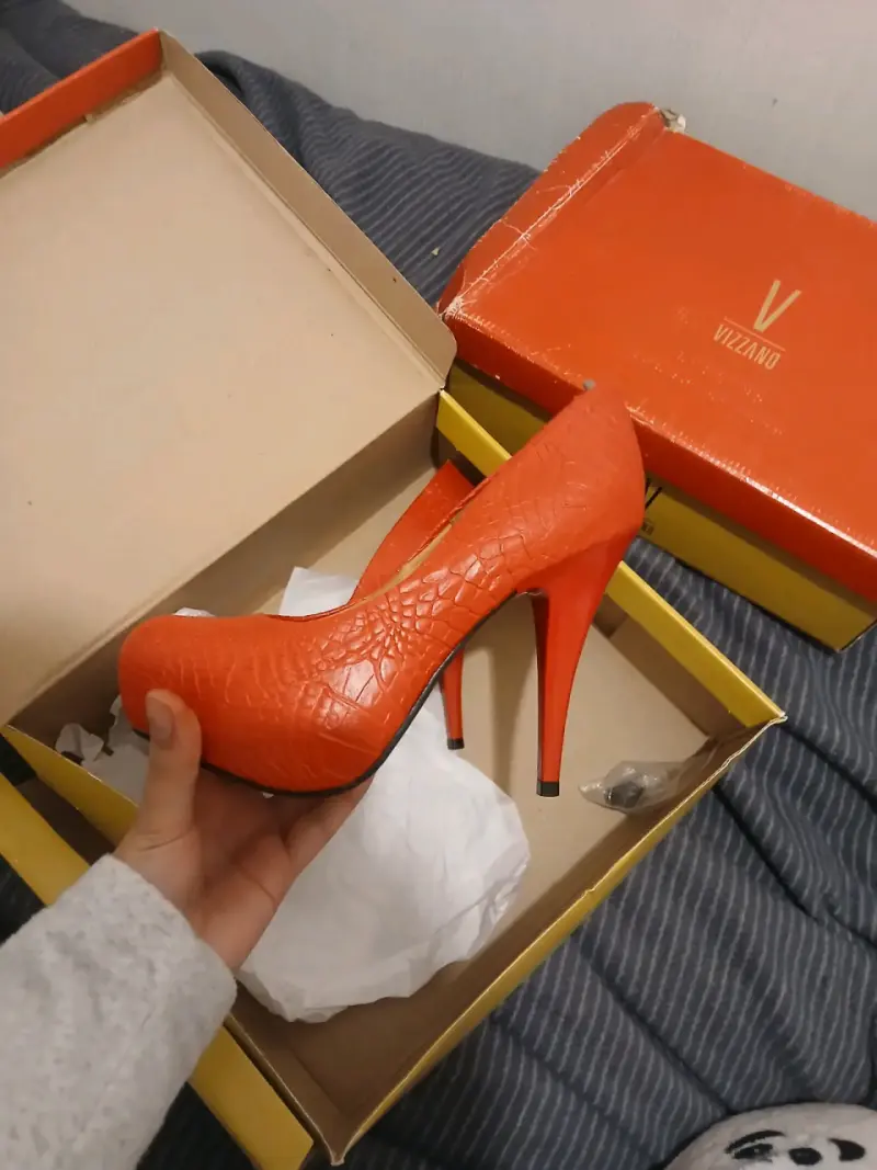 Zapatos de tacón alto Vizzano naranja