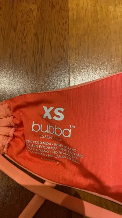 Bikini rosado Bubba Essentials talla XS - miniatura 3