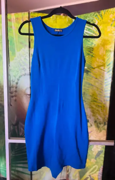 Vestido Azul Sin Mangas Studio F - miniatura 2