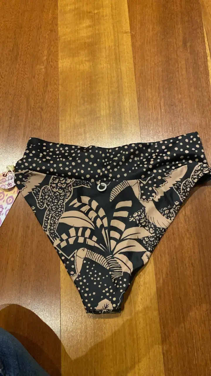 Bikini negro con estampado floral Umbrale - 2