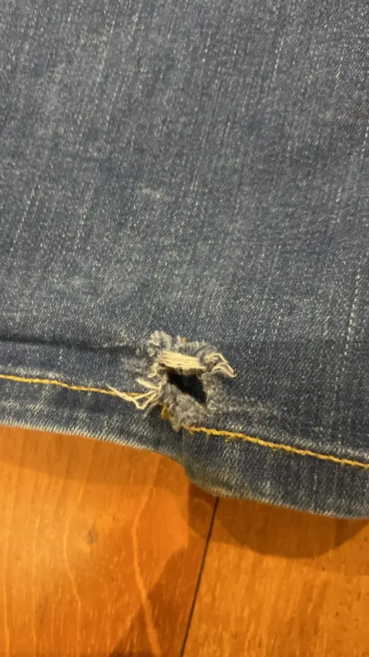 Jeans azules tiro bajo Zara - 3