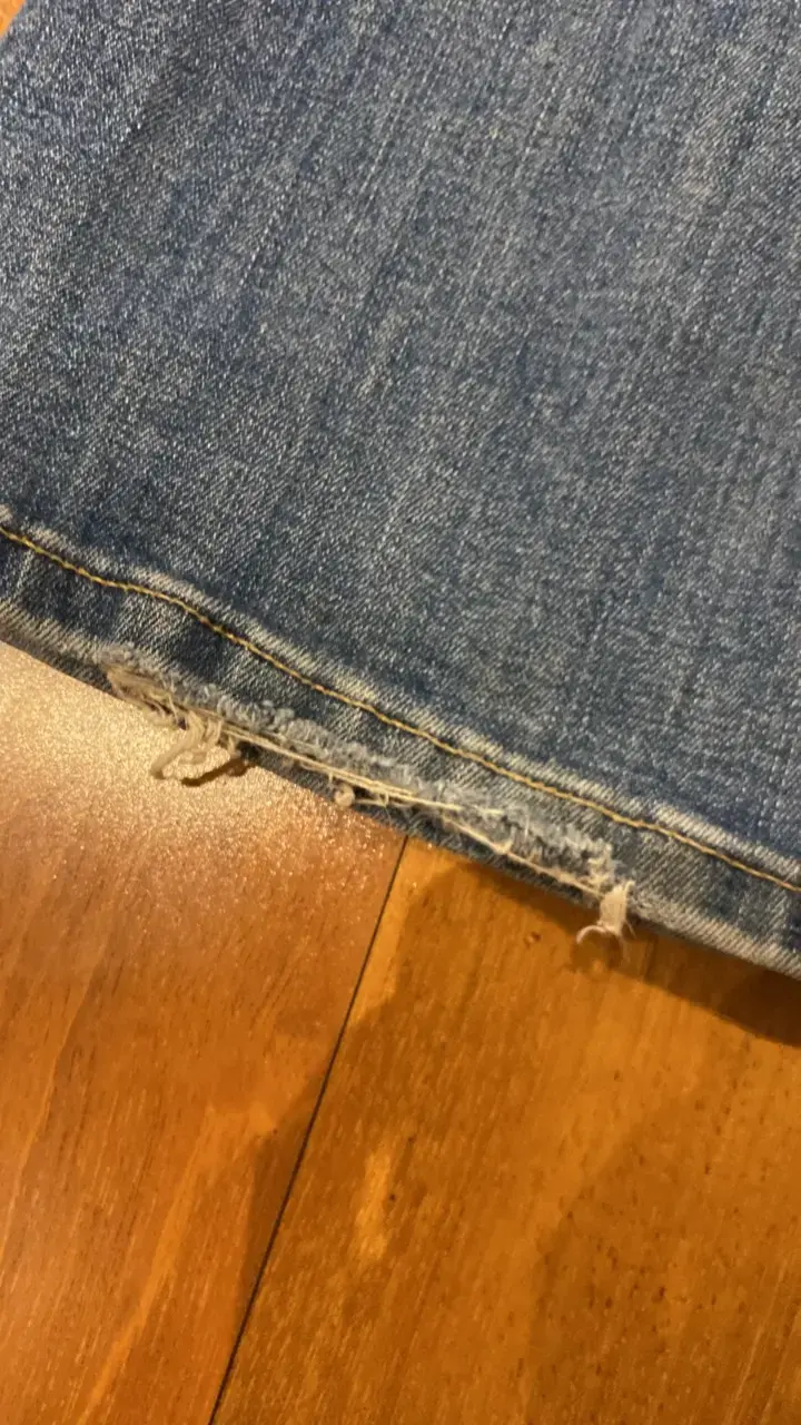 Jeans azules tiro bajo Zara - 3