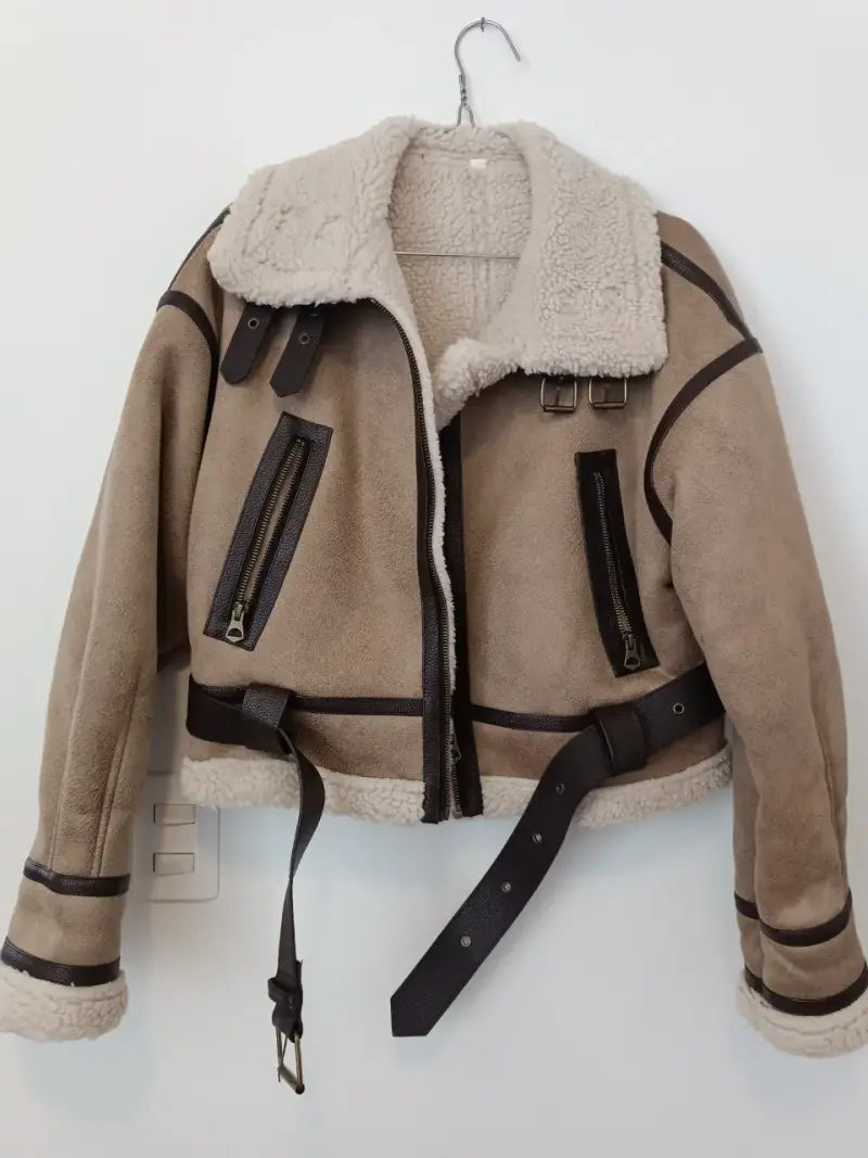 Chaqueta de aviador con forro de chiporro - 2