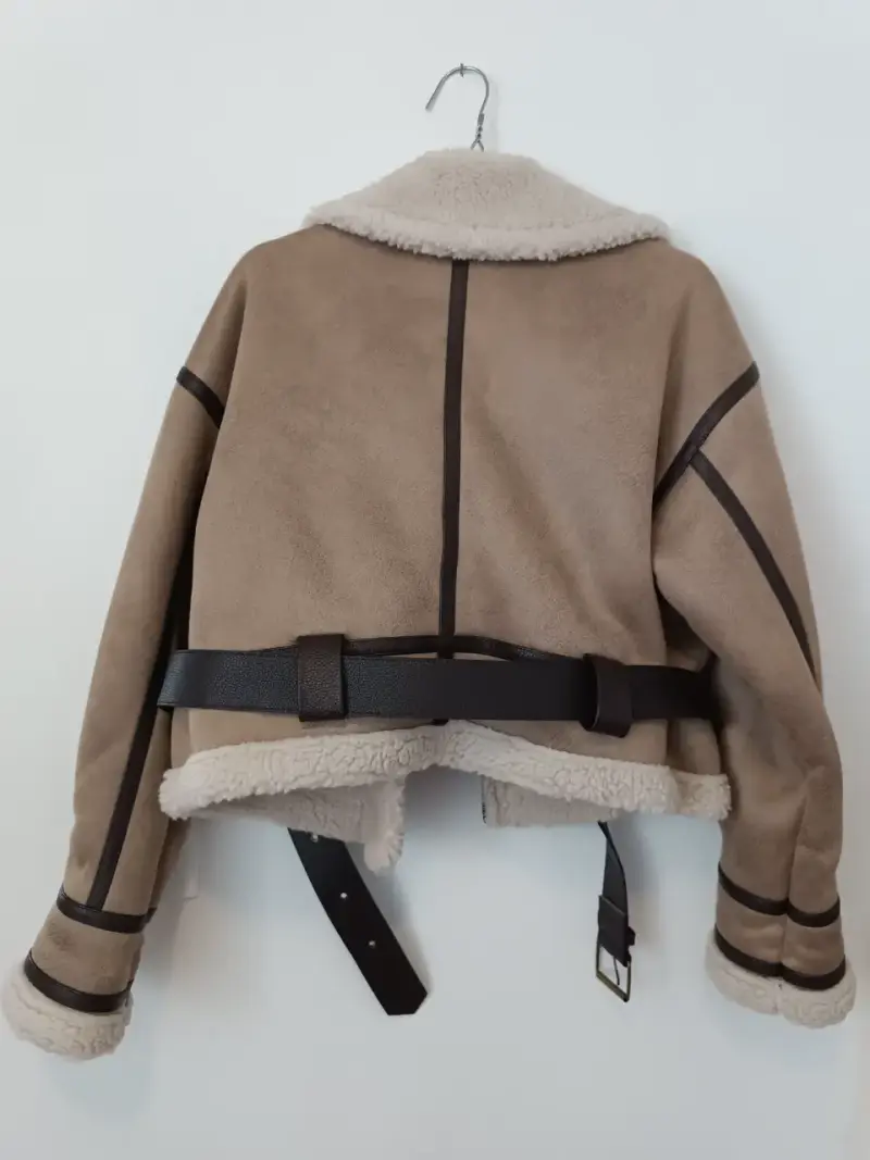 Chaqueta de aviador con forro de chiporro - 3