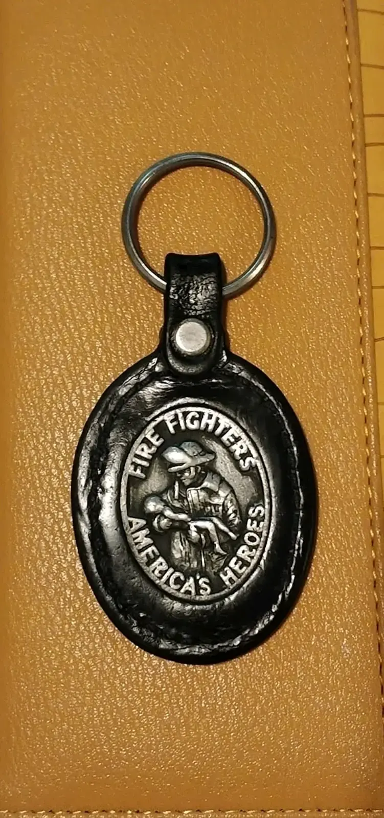 Llavero de cuero Fire Fighters America's Heroes - 4
