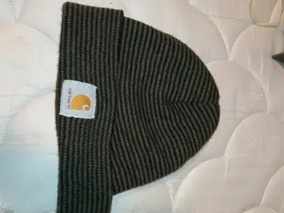 Gorro de lana Carhartt verde oscuro - miniatura 1