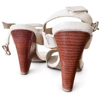 Sandalias de tacón alto blancas Graciela - miniatura 3