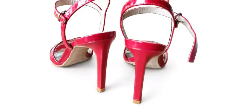 Sandalias de tacón alto rojas elegantes - 3