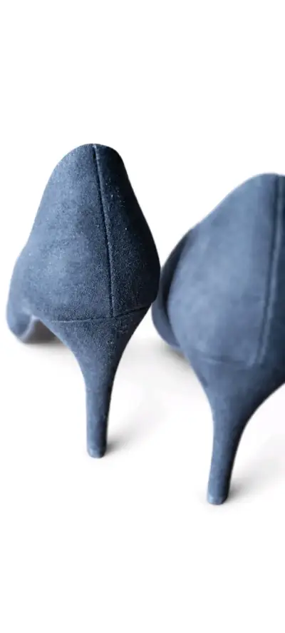 Zapatos de Tacón Alto de Gamuza negra - miniatura 2