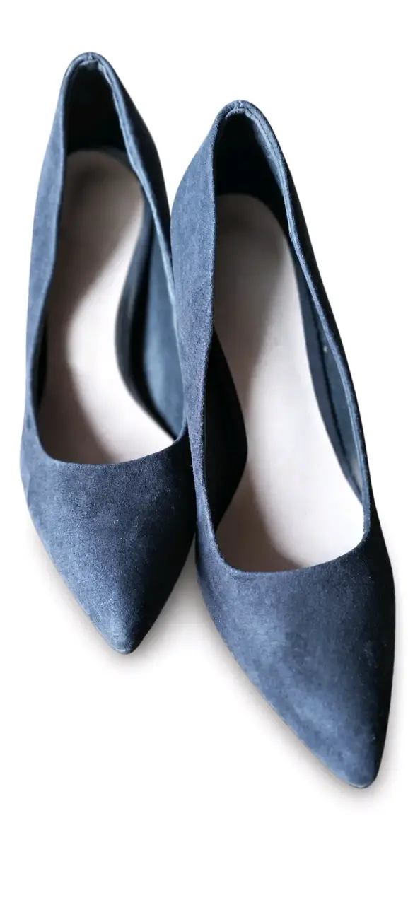Zapatos de Tacón Alto de Gamuza negra - 3