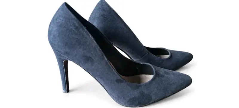 Zapatos de Tacón Alto de Gamuza negra - 5