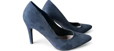 Zapatos de Tacón Alto de Gamuza negra - miniatura 5