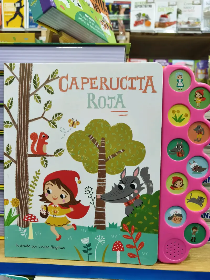 Libro interactivo Caperucita Roja con sonidos