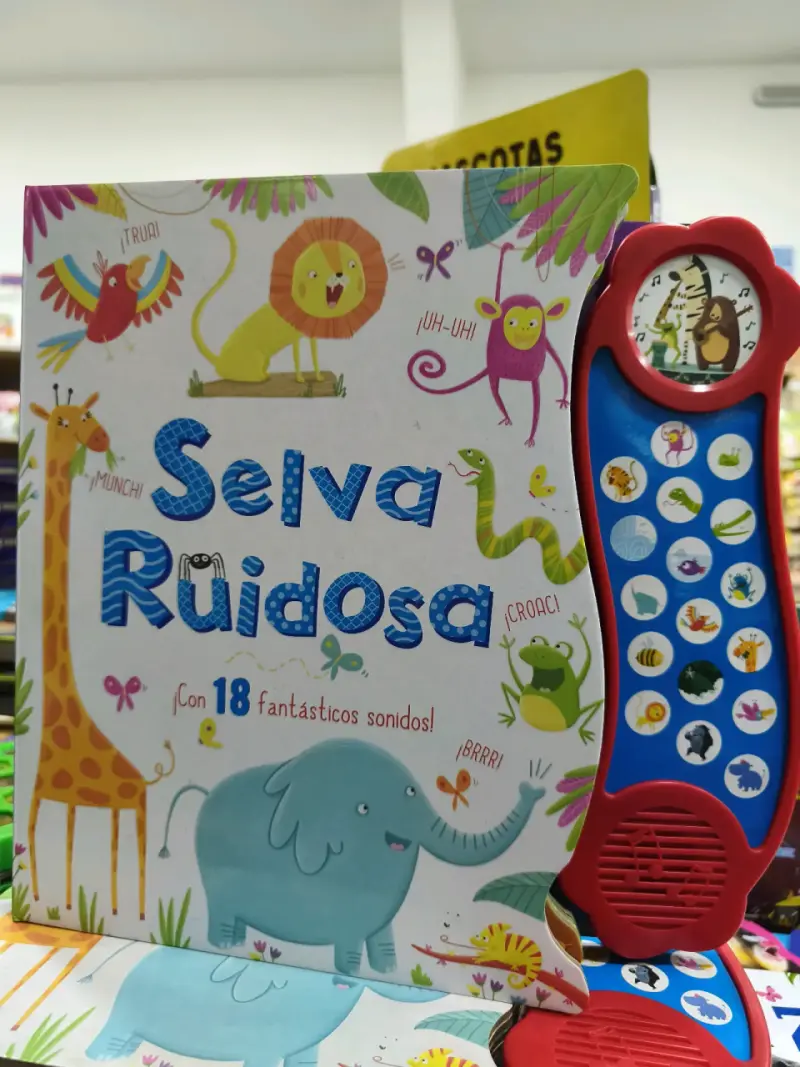 Libro interactivo Selva Ruidosa con sonidos