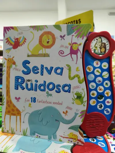 Libro interactivo Selva Ruidosa con sonidos - miniatura 1