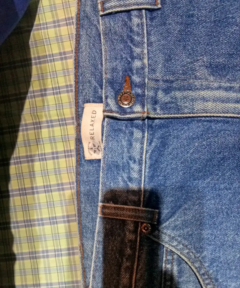 Jeans de mezclilla azul para hombre - 3