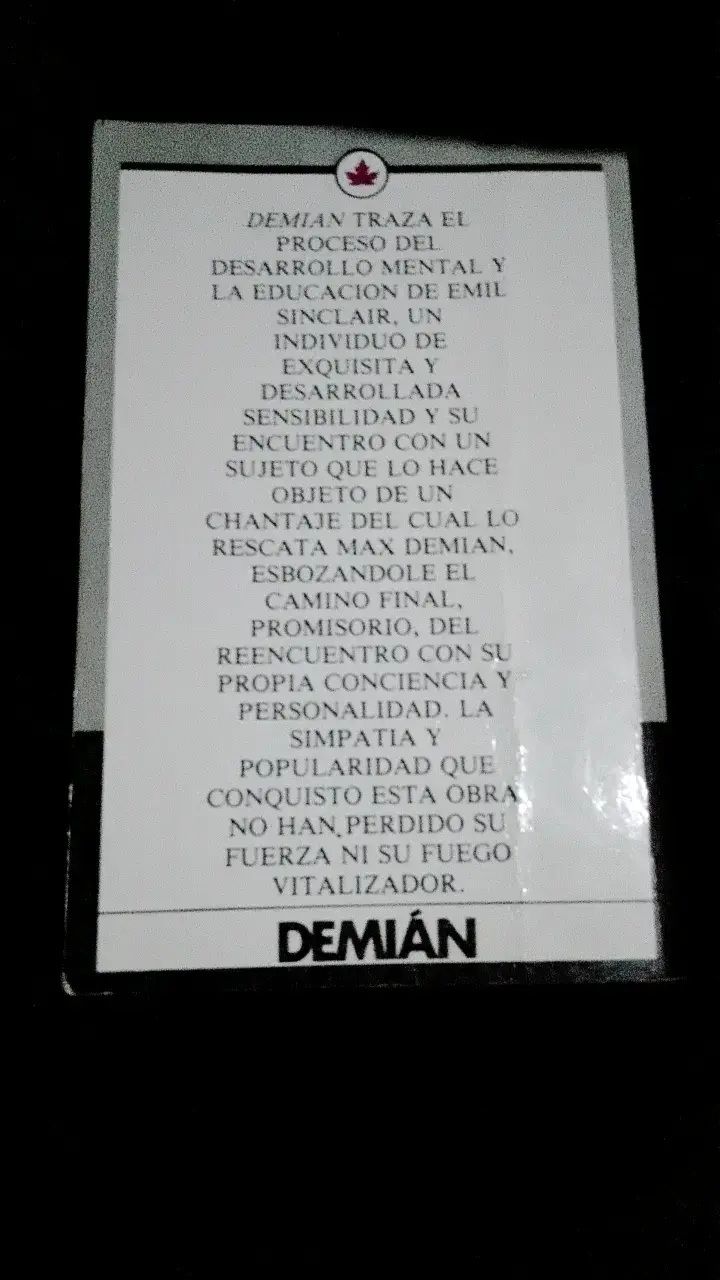 Libro Demian de Hermann Hesse - 3