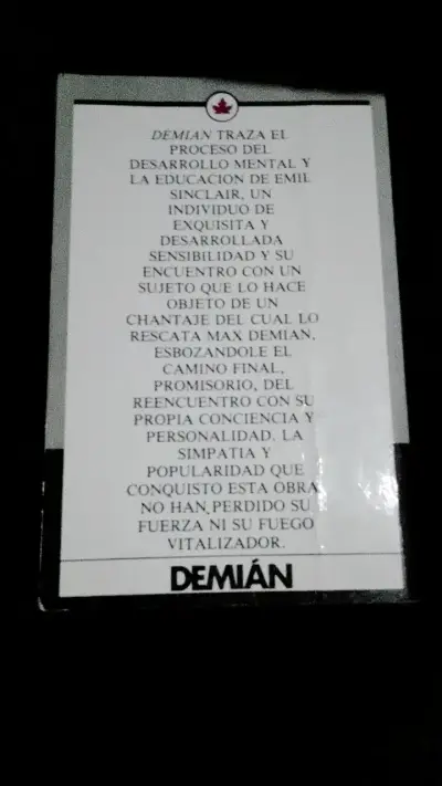 Libro Demian de Hermann Hesse - miniatura 3