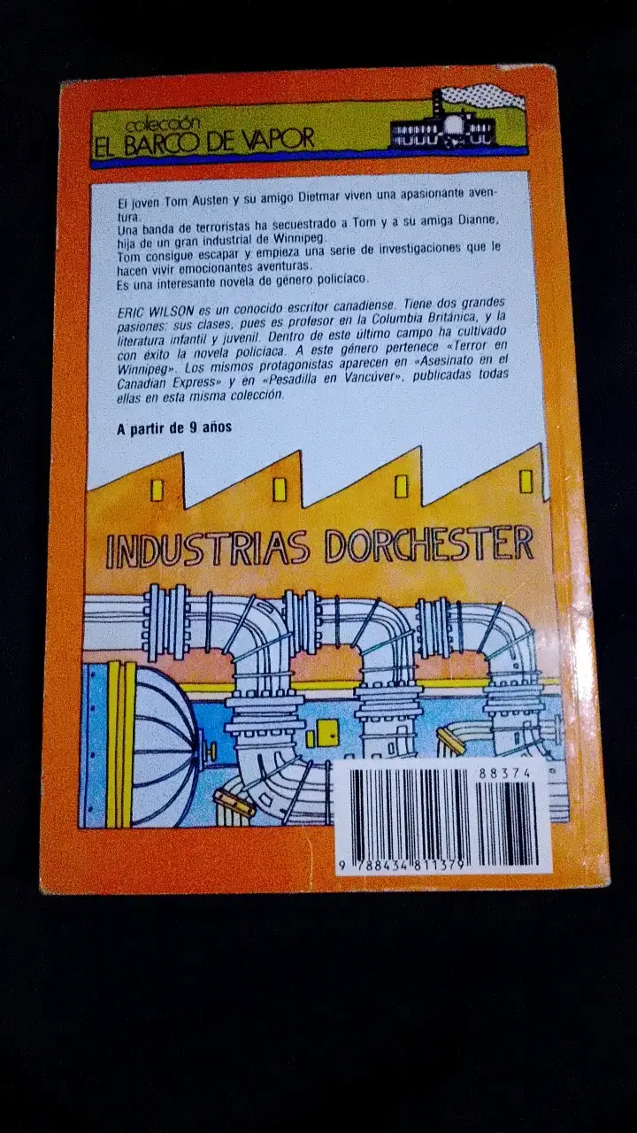 Libro 'Terror en Winnipeg' de Eric Wilson - 2