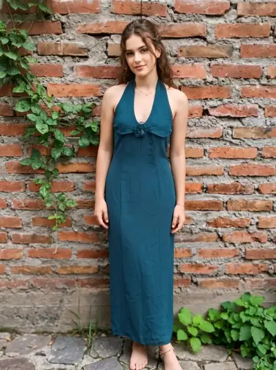 Vestido corto strapless elegante - miniatura 2