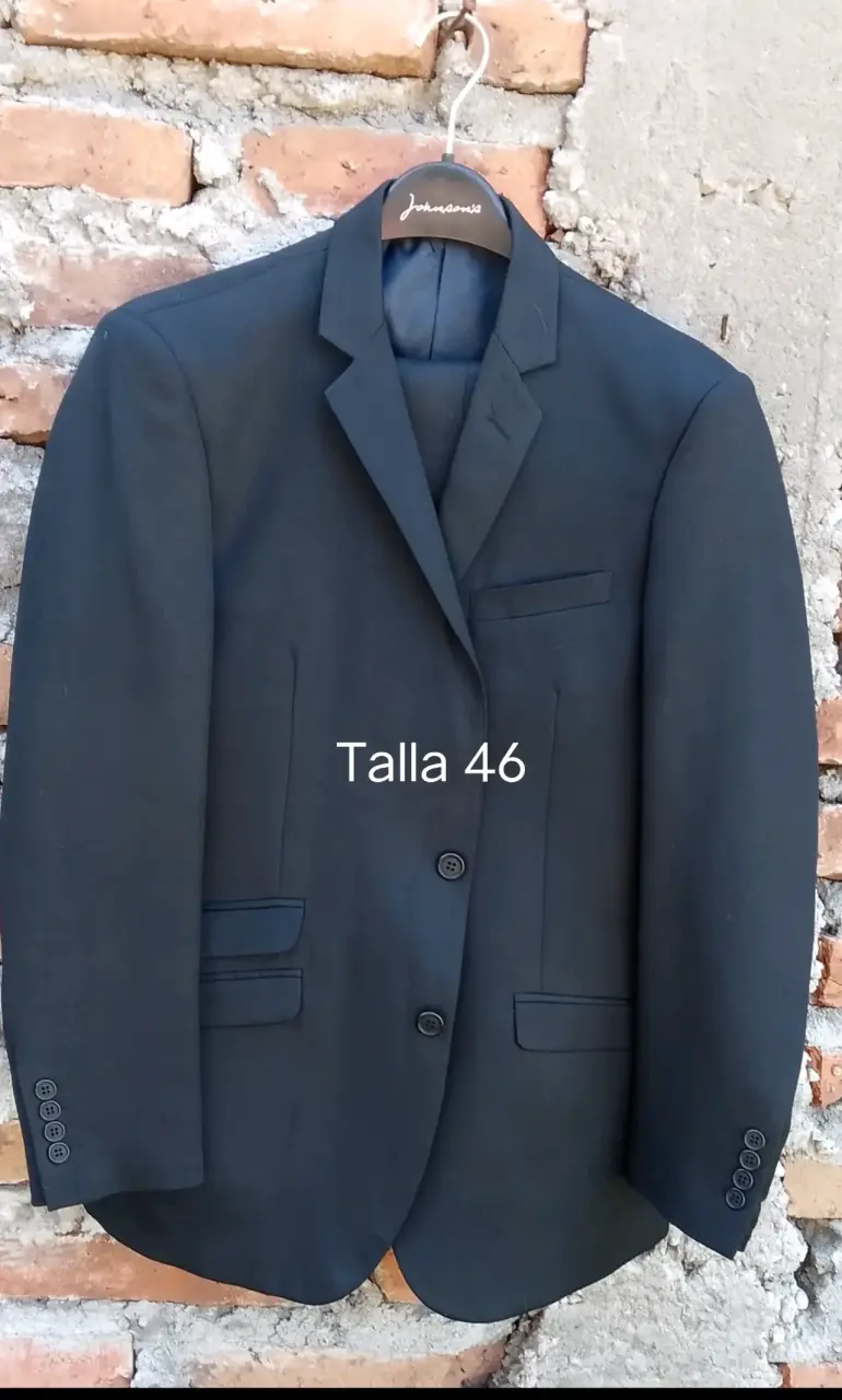 Terno formal negro talla 46