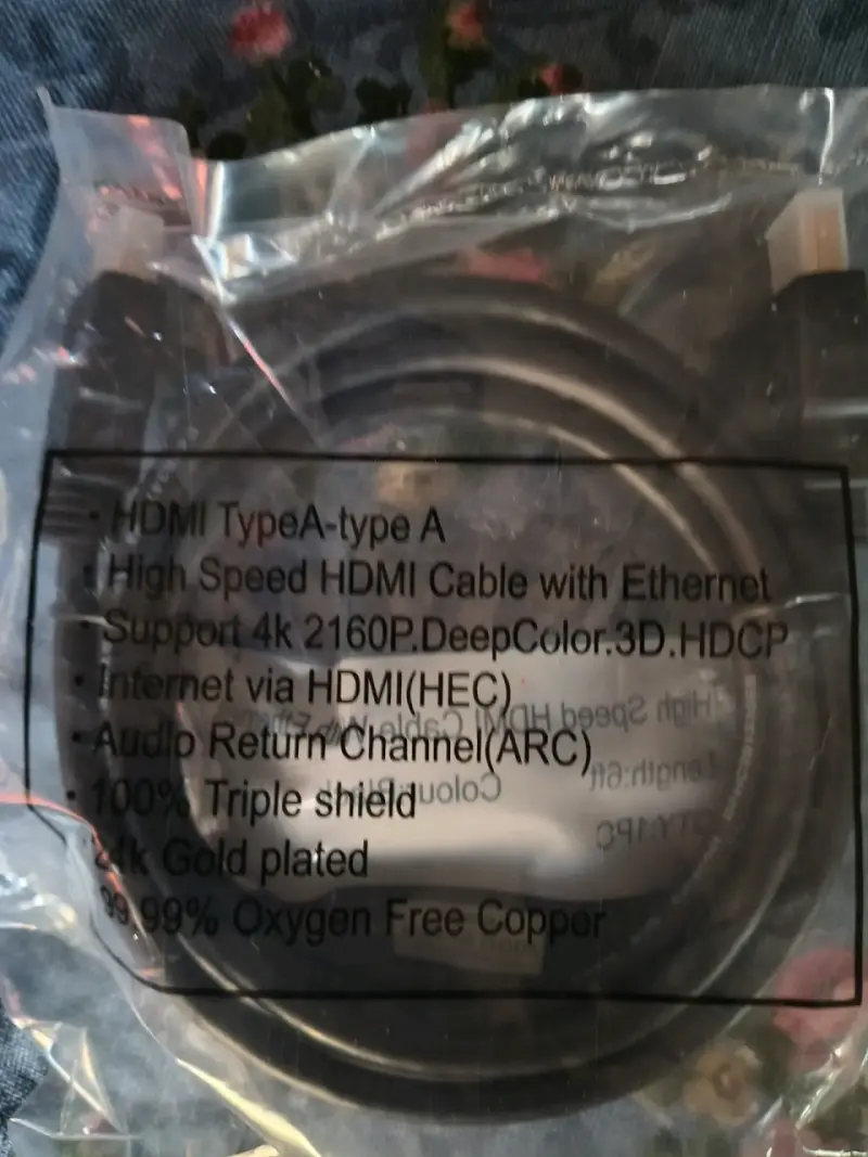 Cable HDMI Alta Velocidad con Ethernet 4K